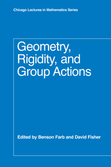 front cover of Geometry, Rigidity, and Group Actions