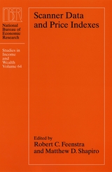 front cover of Scanner Data and Price Indexes