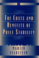 front cover of The Costs and Benefits of Price Stability