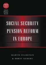 front cover of Social Security Pension Reform in Europe