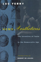 front cover of Homo Aestheticus