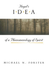 front cover of Hegel's Idea of a Phenomenology of Spirit