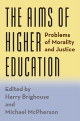 front cover of The Aims of Higher Education