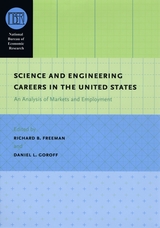front cover of Science and Engineering Careers in the United States