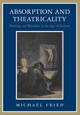 front cover of Absorption and Theatricality