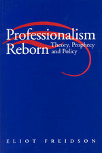 front cover of Professionalism Reborn