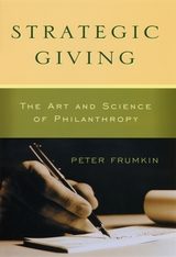 front cover of Strategic Giving