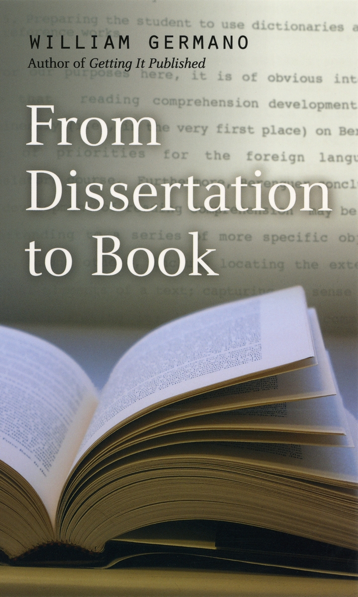Cover of From Dissertation to Book