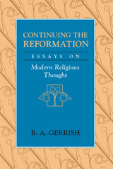 front cover of Continuing the Reformation