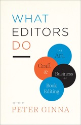 front cover of What Editors Do