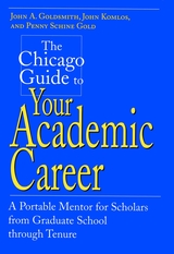 front cover of The Chicago Guide to Your Academic Career