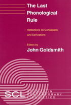 front cover of The Last Phonological Rule