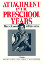 front cover of Attachment in the Preschool Years
