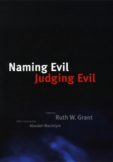 front cover of Naming Evil, Judging Evil