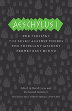 front cover of Aeschylus I