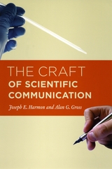 front cover of The Craft of Scientific Communication