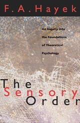 front cover of The Sensory Order