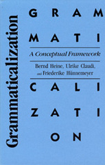 front cover of Grammaticalization