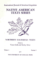 front cover of Northern California Texts
