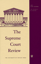 front cover of The Supreme Court Review, 2011