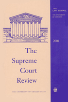 front cover of The Supreme Court Review, 2004