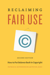 front cover of Reclaiming Fair Use