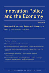 front cover of Innovation Policy and the Economy 2015