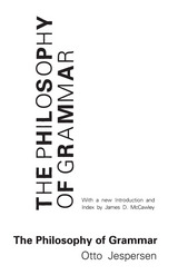 front cover of The Philosophy of Grammar