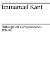front cover of Philosophical Correspondence, 1759-1799