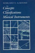 front cover of On Concepts and Classifications of Musical Instruments