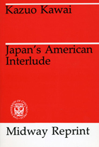 front cover of Japan's American Interlude
