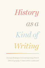 front cover of History as a Kind of Writing