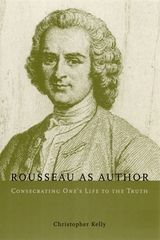 front cover of Rousseau as Author
