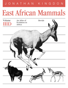 front cover of East African Mammals