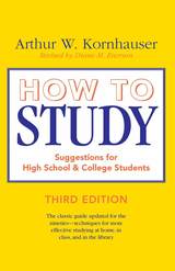 front cover of How to Study
