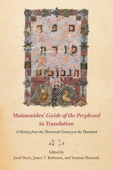 front cover of Maimonides' 