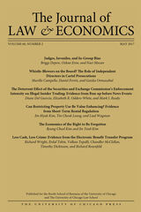 front cover of JLE vol 60 num 2