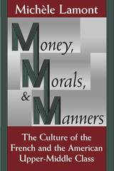 front cover of Money, Morals, and Manners