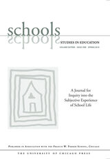 front cover of SCHOOLS vol 16 num 1