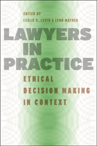front cover of Lawyers in Practice