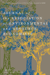 front cover of Journal of the Association of Environmental and Resource Economists, volume 7 number 3 (May 2020)