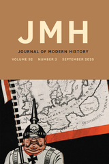 front cover of The Journal of Modern History, volume 92 number 3 (September 2020)