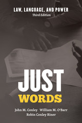 front cover of Just Words