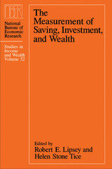 front cover of The Measurement of Saving, Investment, and Wealth