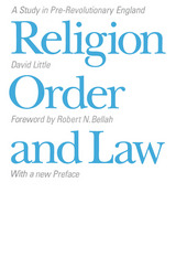 front cover of Religion, Order, and Law