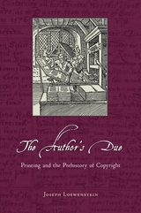 front cover of The Author's Due