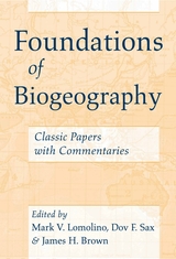 front cover of Foundations of Biogeography
