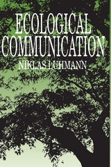 front cover of Ecological Communication