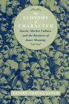 front cover of The Economy of Character