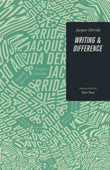 front cover of Writing and Difference